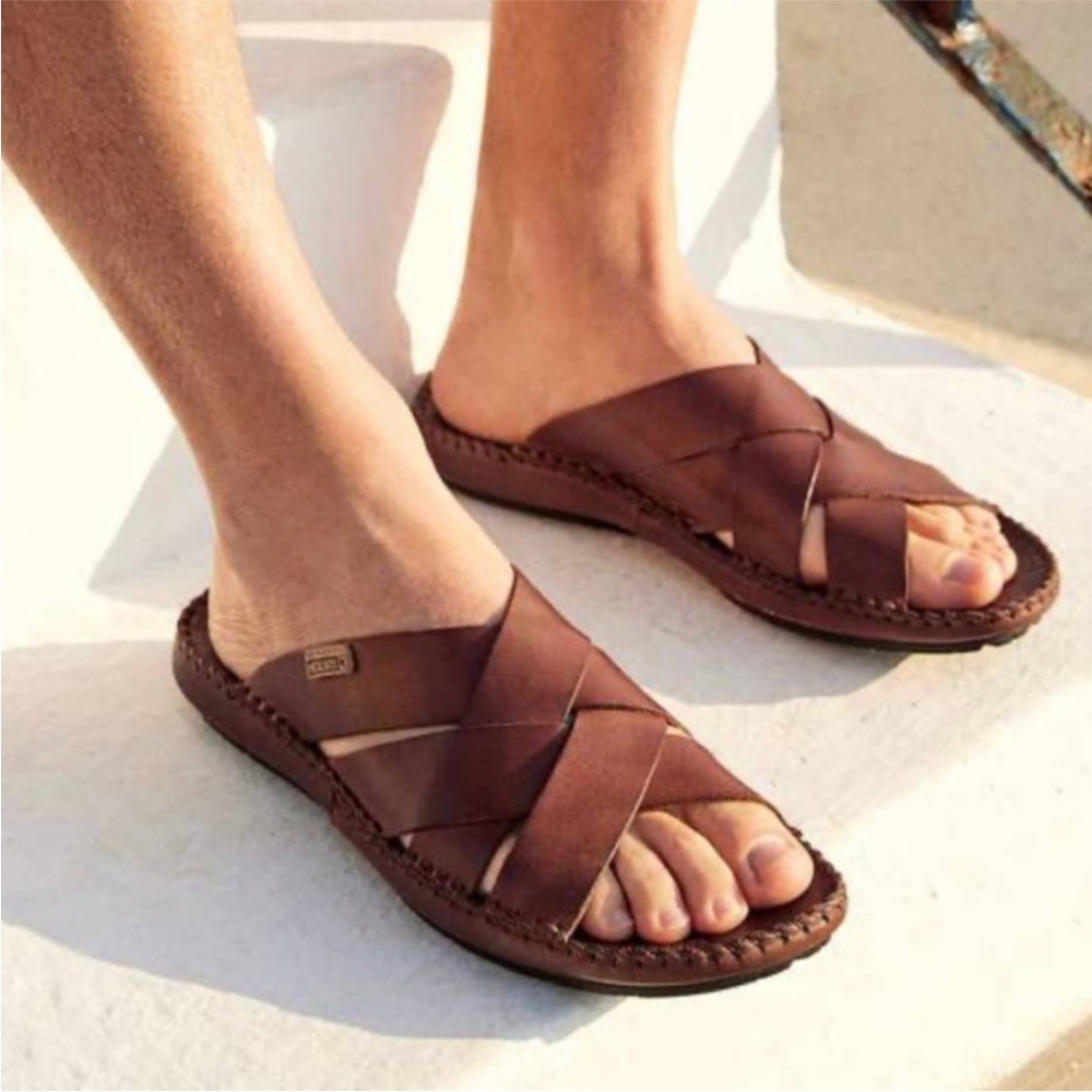Pikolinos Tarifa Leather Slide Sandals EU 42 US 8.5-9